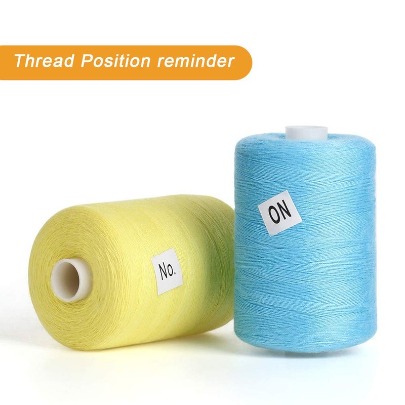 HAITRAL Sewing Thread Sets - 24-Color Mixed Cotton, 1000 Yards for Sewing Machine, DIY Projects - Image 4